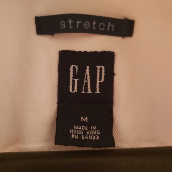 GAP Cotton Stretch Mockneck Jacket Coat White Medium - Picture 9 of 13